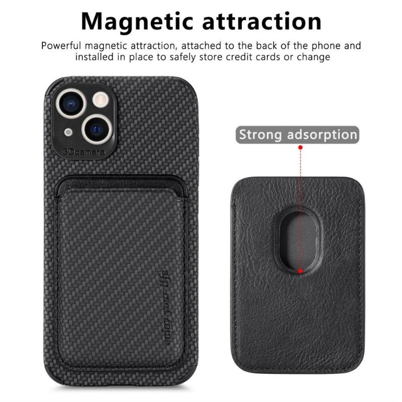 Kryt Na iPhone 13 Ochranný Držák Magnetické Karty