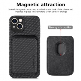 Kryt Na iPhone 13 Ochranný Držák Magnetické Karty