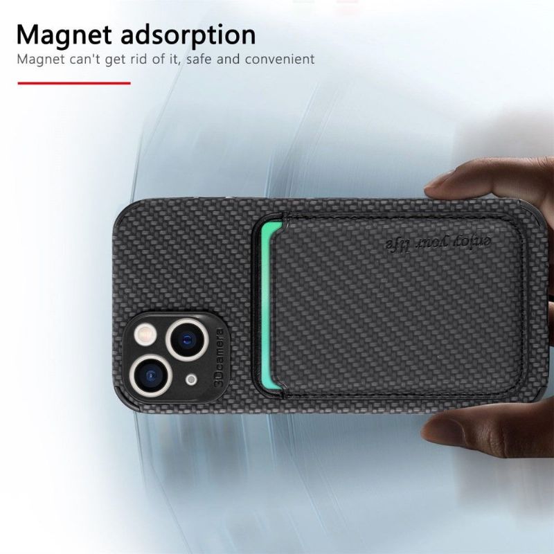 Kryt Na iPhone 13 Ochranný Držák Magnetické Karty