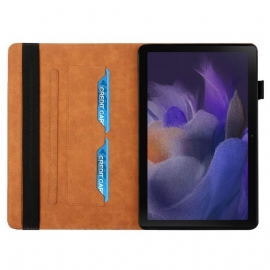 Pouzdro Na Kartu Samsung Galaxy Tab A8 (2021) Cube Geometry Flap