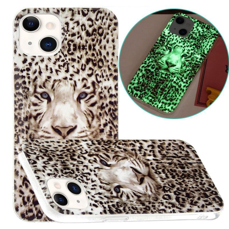 Kryt Na iPhone 15 Plus Fluorescenční Leopard