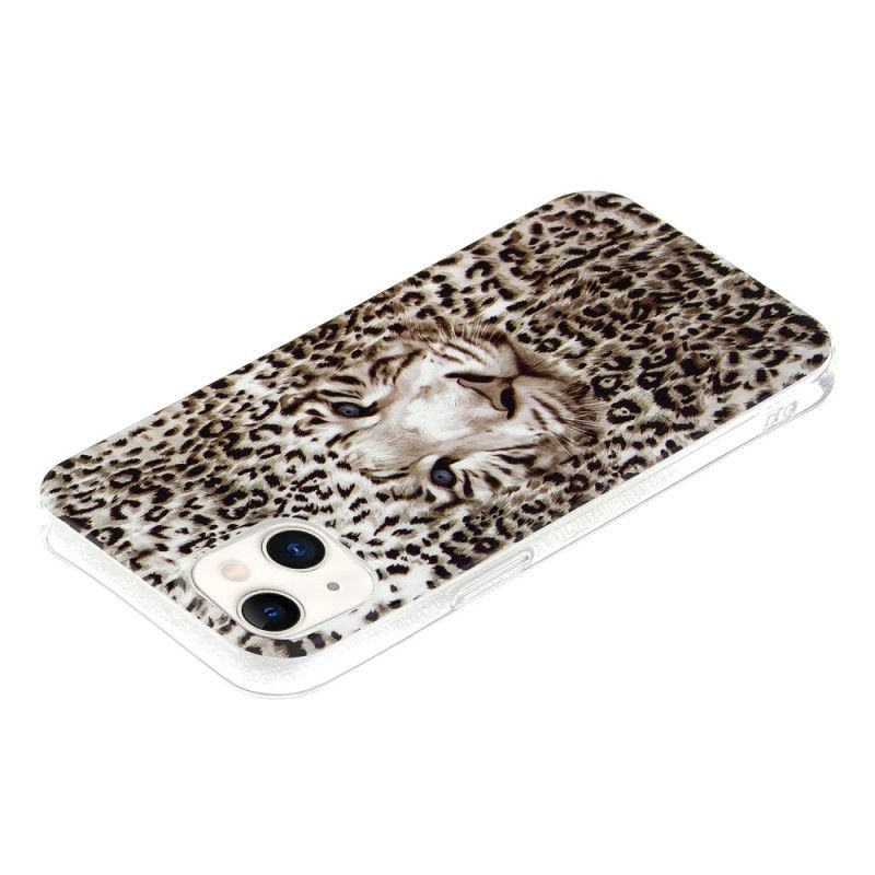 Kryt Na iPhone 15 Plus Fluorescenční Leopard