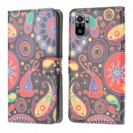 Kožené Pouzdro Na Xiaomi Redmi Note 10 / 10S Galaxy Design