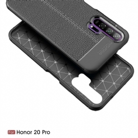 Kryty Na Mobil Na Honor 20 Pro Gel Pro Konečnou Úpravu Umělé Kůže