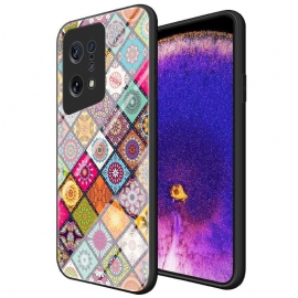 Kryt Na Oppo Find X5 Mandalový Kaleidoskop Se Stojanem