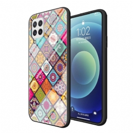 Kryt Na Samsung Galaxy A22 4G Mandalový Kaleidoskop Se Stojanem