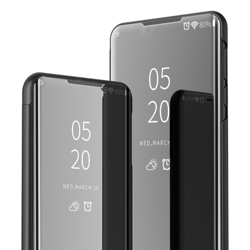 Kryt Na Oppo Find X3 Pro Flipové Pouzdro Zrcadlový Efekt