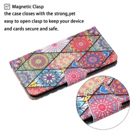 Flipové Pouzdro Na Xiaomi Redmi Note 9S / Redmi Note 9 Pro Kaleidoskop Mandala