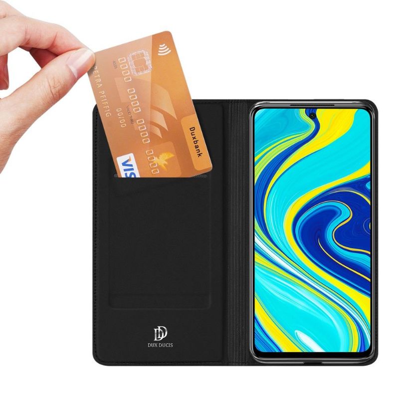 Flipové Pouzdro Na Xiaomi Redmi Note 9S / Redmi Note 9 Pro Saténový Povlak