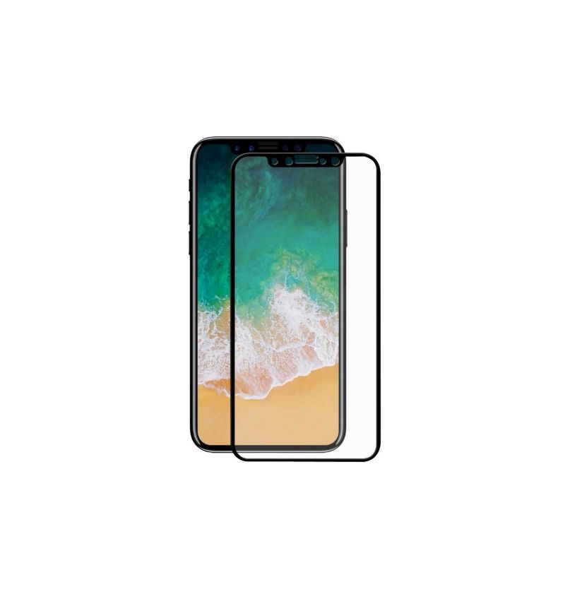 Ochranné Tvrzené Sklo Pro iPhone X / Xs V Plné Velikosti – Černé