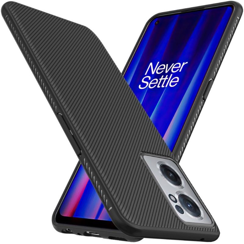 Kryt Na OnePlus Nord CE 2 5G Silikonový Pruhovaný Efekt