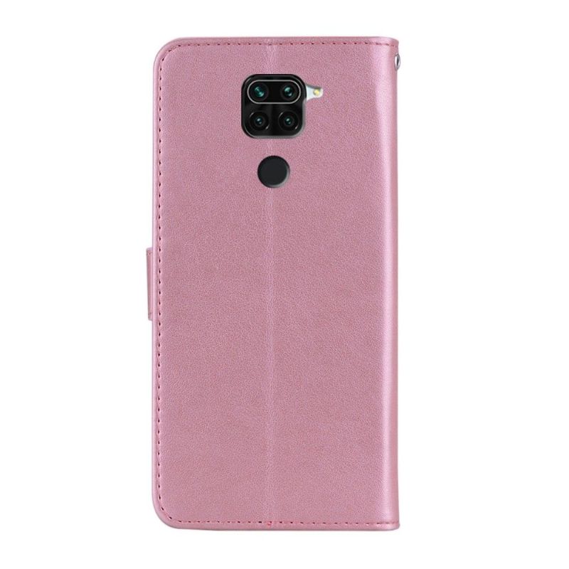 Flipové Pouzdro Na Xiaomi Redmi Note 9 Reliéfní Sova