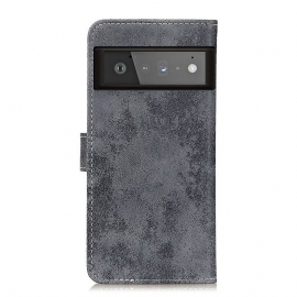 Flipové Pouzdro Na Google Pixel 6 Pro Cyrius Faux Leather Vintage