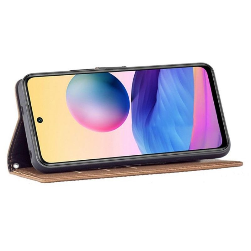 Kožené Pouzdro Folio Na Google Pixel 6 Pro Flipové Pouzdro Retro Folie Z Umělé Kůže