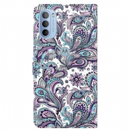 Flipové Pouzdro Na Motorola Moto G31 / Moto G41 Paisley Flower