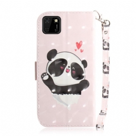 Kožené Pouzdro Na Huawei Y5p Roztomilá Panda