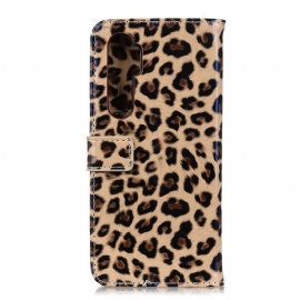 Kožené Pouzdro Na OnePlus Nord Leopard