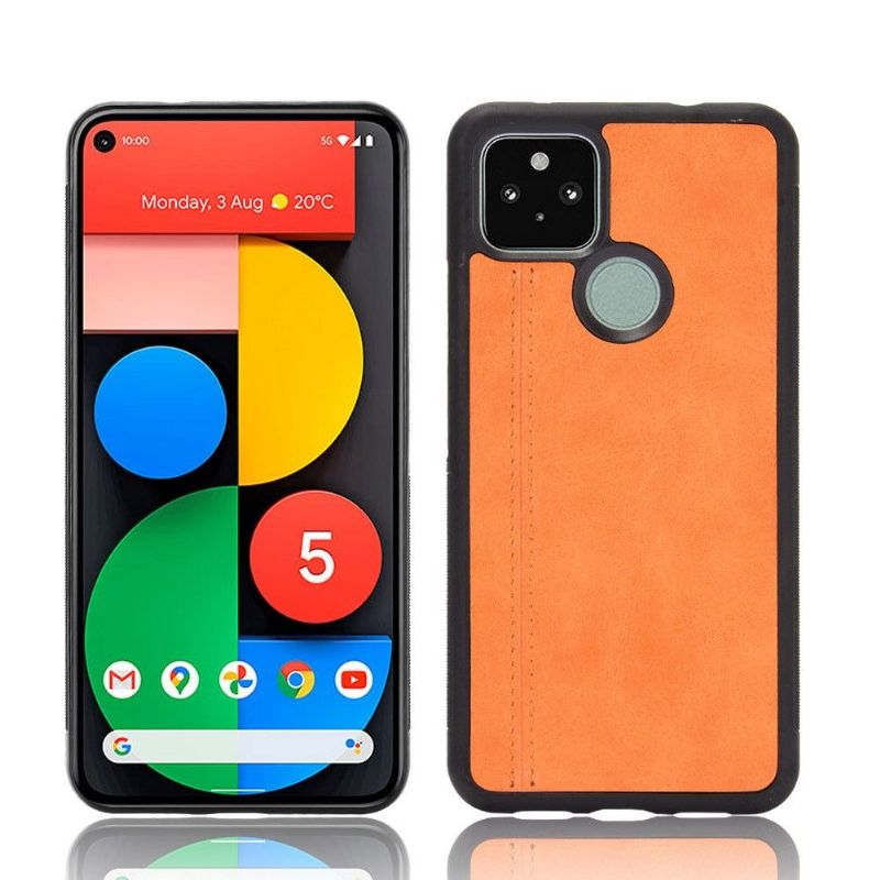 Kryt Na Google Pixel 4a 5G Kožený Efekt