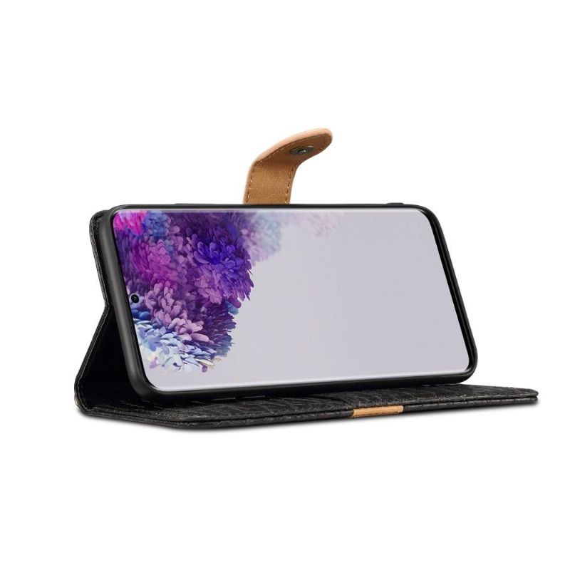 Pouzdra Na Samsung Galaxy S20 Efekt Imitace Kůže Croc