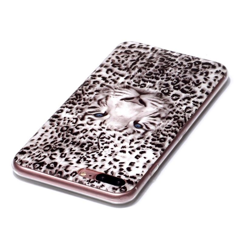 Kryt Na iPhone 8 Plus / 7 Plus Světelný Sněžný Leopard