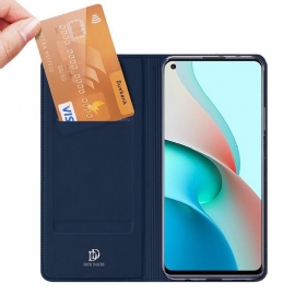 Kožené Pouzdro Na Xiaomi Redmi Note 9T Obchodní Saténový Efekt