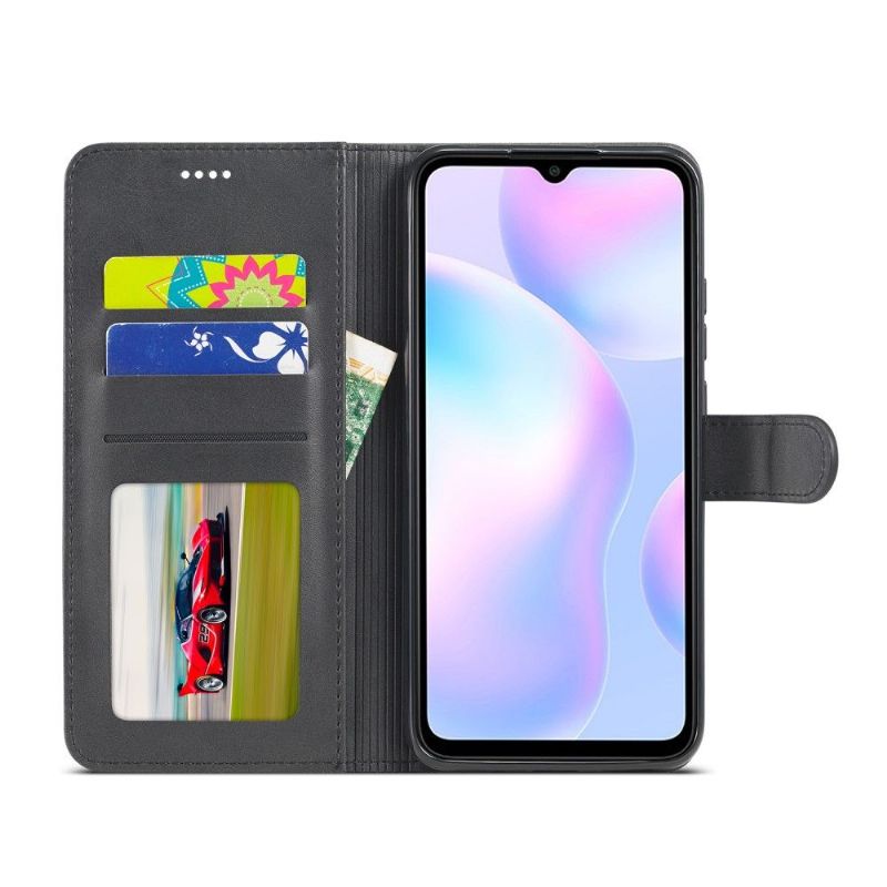 Kožené Pouzdro Na Xiaomi Redmi 9A Kožený Efekt Lc.imeeke