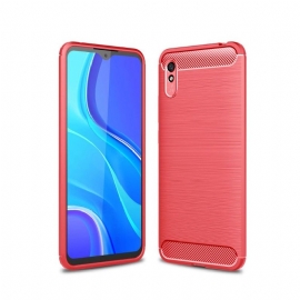 Kryt Na Xiaomi Redmi 9A Flexibilní Kartáčovaný Efekt