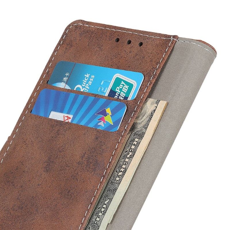 Flipové Pouzdro Na Xiaomi Redmi Note 10 Pro Cyrius Faux Leather Vintage