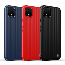 Kryty Na Mobil Na Google Pixel 4 XL Silikonový Pruhovaný