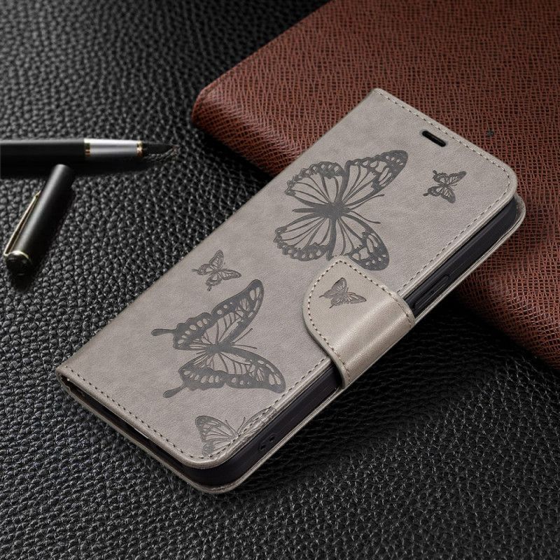 Flipové Pouzdro Na Xiaomi 13 Lite Na Lana Butterflies Printed Strappy