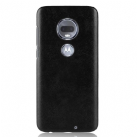 Kryt Na Motorola Moto G7 Kožený Efekt