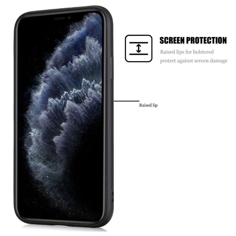 Kryt Na iPhone 11 Pro Kožený Efekt Milena