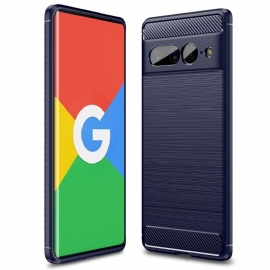 Kryt Na Google Pixel 7 Pro Kartáčované Uhlíkové Vlákno