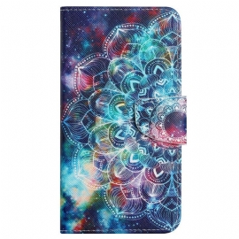 Flipové Pouzdro Na Samsung Galaxy A13 Na Lana Okázalá Strappy Mandala