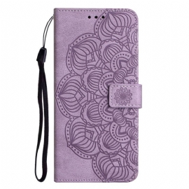 Flipové Pouzdro Na Samsung Galaxy A13 Na Lana Vintage Strappy Mandala