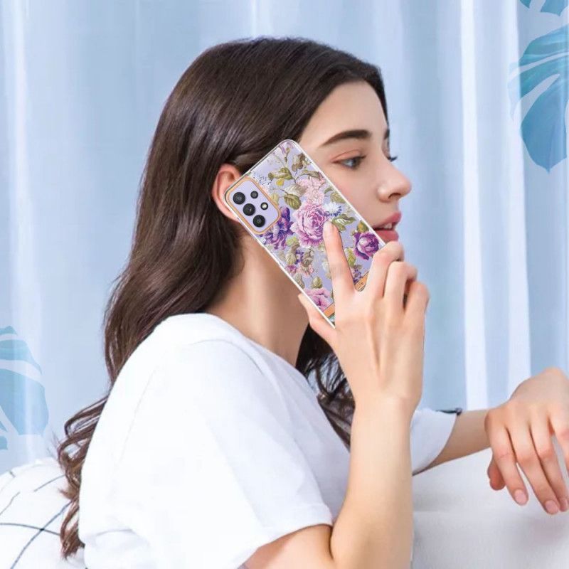 Kryt Na Samsung Galaxy A13 Bezešvé Květinové