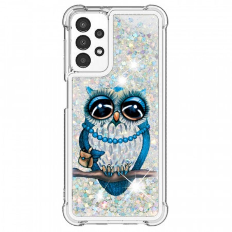 Kryt Na Samsung Galaxy A13 Slečna Owl Sequins