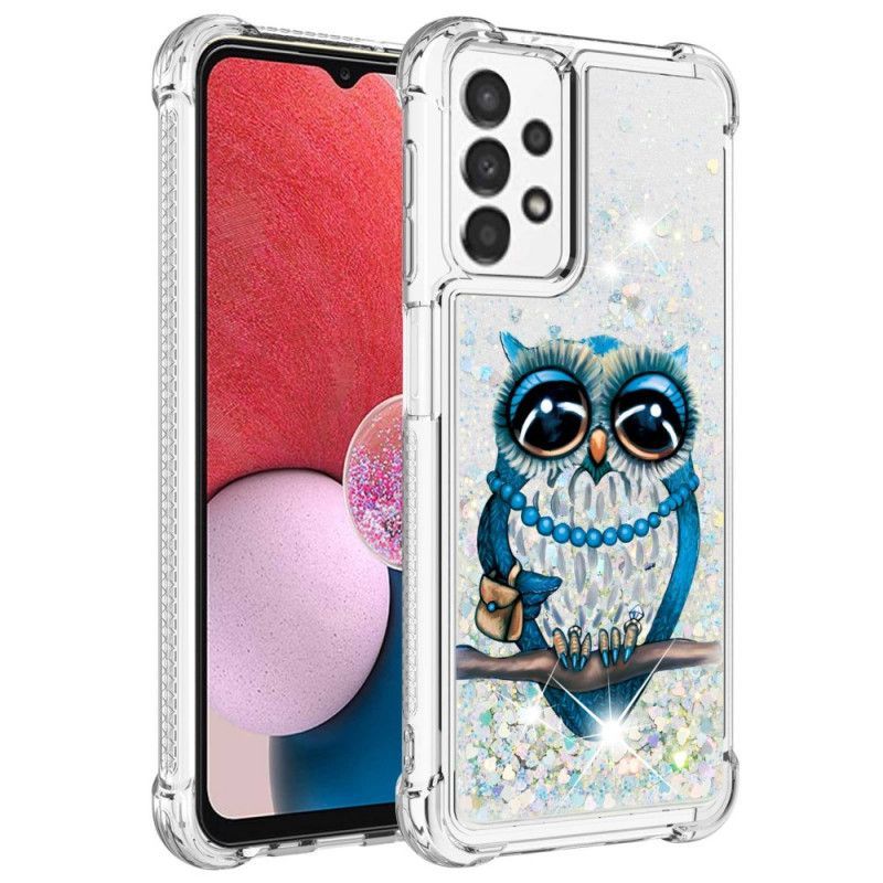 Kryt Na Samsung Galaxy A13 Slečna Owl Sequins