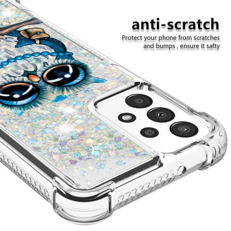 Kryt Na Samsung Galaxy A13 Slečna Owl Sequins