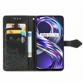 Flipové Pouzdro Na Realme 8i Mandala Reliéf Z Umělé Kůže