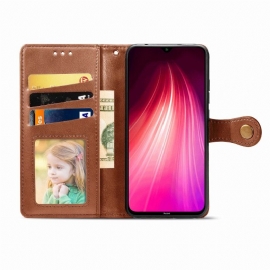 Flipové Pouzdro Na Xiaomi Redmi Note 8 2021 Držák Karet Z Umělé Kůže Indila