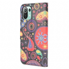 Flipové Pouzdro Na Xiaomi Mi 11 Lite 5G NE / Mi 11 Lite / Mi 11 Lite 5G Paisley Flower