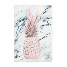 Kožené Pouzdro Na Samsung Galaxy Tab S8 Plus / Tab S7 Plus Ananas