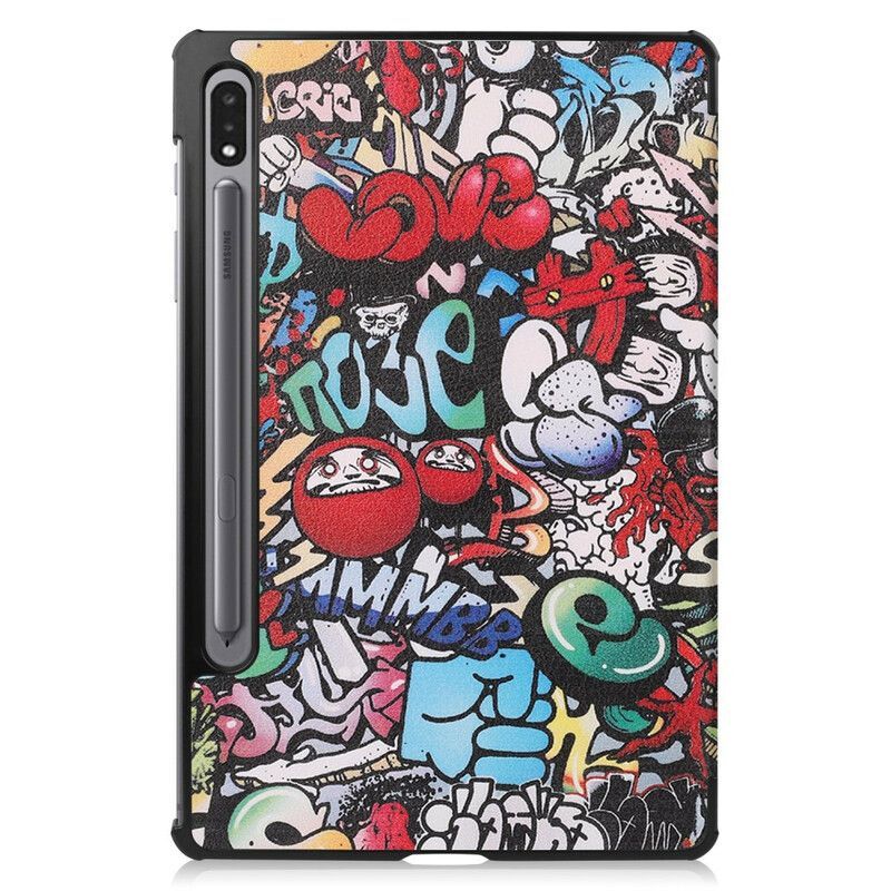 Kryty Na Mobil Na Samsung Galaxy Tab S8 Plus / Tab S7 Plus Držák Na Tužky Na Graffiti