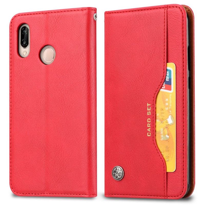 Kožené Pouzdro Na Xiaomi Redmi Note 7 Peněženkové Pouzdro Peněženka S Koženým Stojánkem