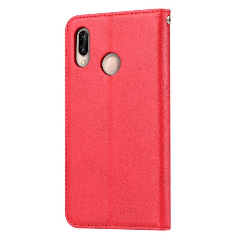 Kožené Pouzdro Na Xiaomi Redmi Note 7 Peněženkové Pouzdro Peněženka S Koženým Stojánkem