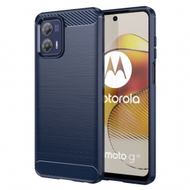 Kryty Na Mobil Na Moto G73 5G Kartáčované Uhlíkové Vlákno