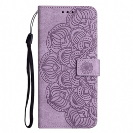 Flipové Pouzdro Na Samsung Galaxy A54 5G Na Lana Strappy Mandala Print