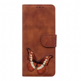 Flipové Pouzdro Na Xiaomi Redmi Note 11 / 11S Skin-touch Butterfly