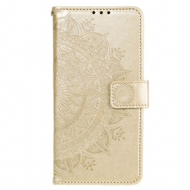 Flipové Pouzdro Na Xiaomi Redmi Note 11 / 11S Sluneční Mandala